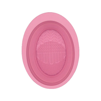New Silicone Eye Shadow Brush Cleaning Colorful Scrubber Cleaner Sponge Remover Box Tools Makeup Brush Color Foundation