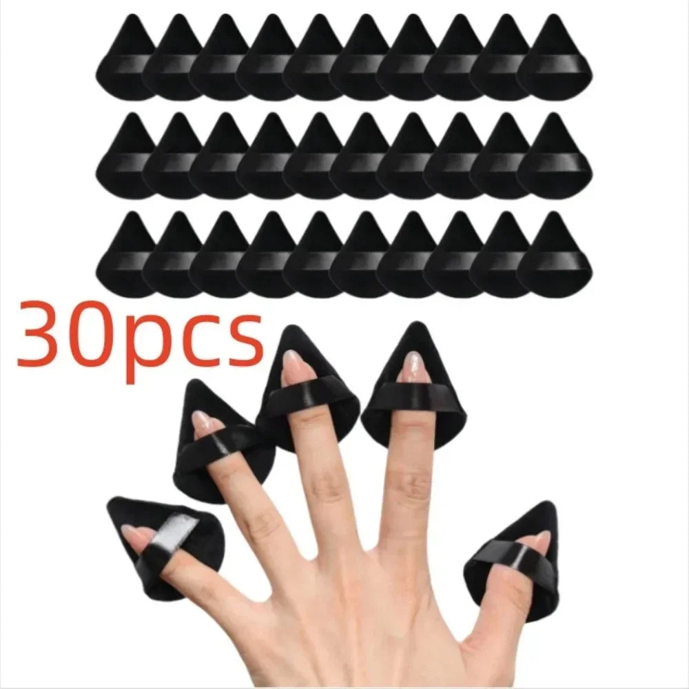 Triangle Powder Puff Facial Makeup Sponge Soft Velvet Cosmetics Puff Black Mixer Beauty Foundation Make-Up Sponge Makeup Access