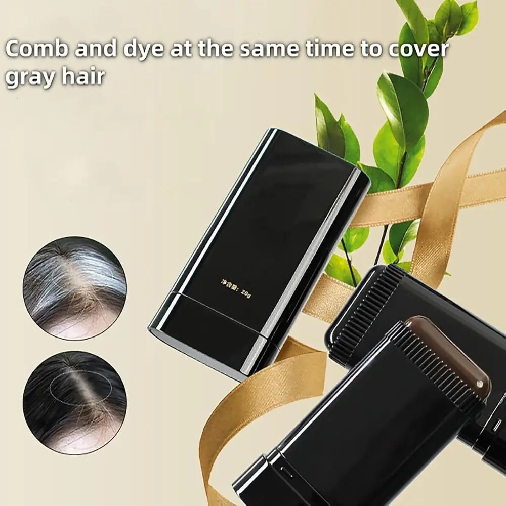 New Waterproof Comb Hair Dye Black Color Easy to Use Hair Colouring Cream Sweat-proof 2 in 1 Instant Dye for Gray Hair Coverage