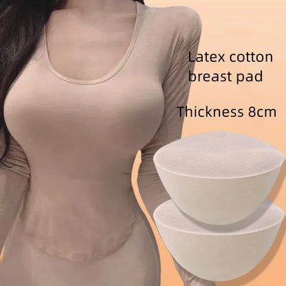8CM Thicken Push Up Bra Pads Removable Breast Enhancer Inserts for Bikini Swimsuit Lingerie Chest Lift Padded Inserts Accessorie