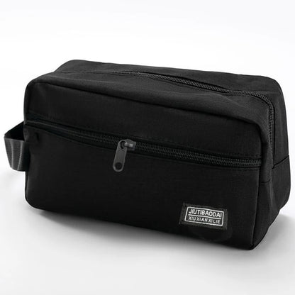Durable Oxford Makeup Storage Pouch Waterproof Hand‑held Travel Toiletry Bag Multi‑pocket Cosmetic Organizer For Trip