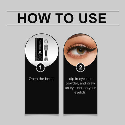 Waterproof Eyeliner Pencil Long-Lasting Smudge Proof Quick Dry Rich Color Sensitive Skin Sweatproof Safe Portable Silky Eyeliner