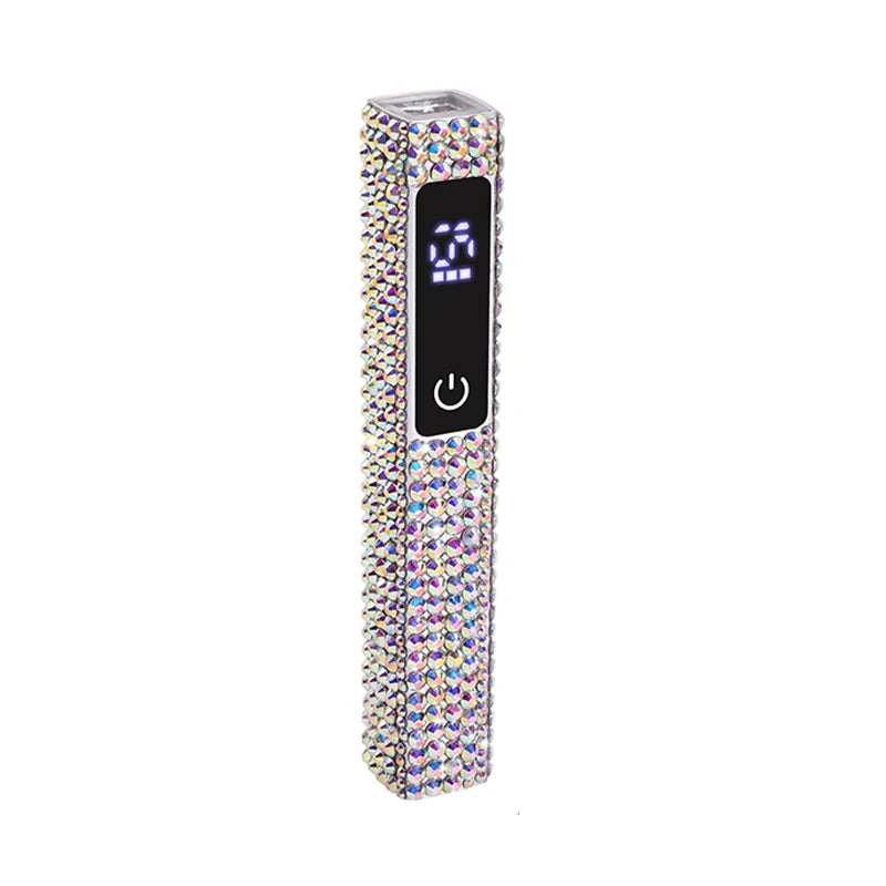 Portable Handheld Mini Nail Lamp For All Gel Polish Quick Dry USB Rechargeable Nail Dryer Machine UV LED Nail Lamp With Diamond