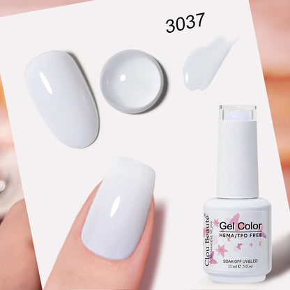 Clou Beaute 15ml Nail Gel Polish Vernis Semi Permanent UV Soak off Varnish Tpo Free Nail Polish Nail Art Gel Lacquer