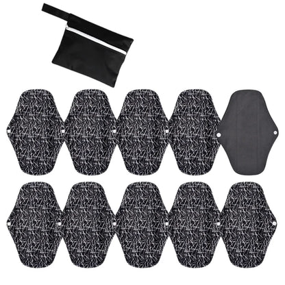 Reusable Menstrual Pads for Monthly Gaskets Women's Panties Washable Sanitary Napkin Female Hygiene Daily Towels Personal Health