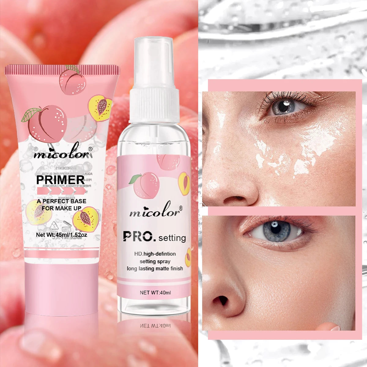 Transparent Jelly Primer Makeup Base Color Rendering Long Lasting Makeup Holding Pre Makeup Base Cream 45ml/1.52oz