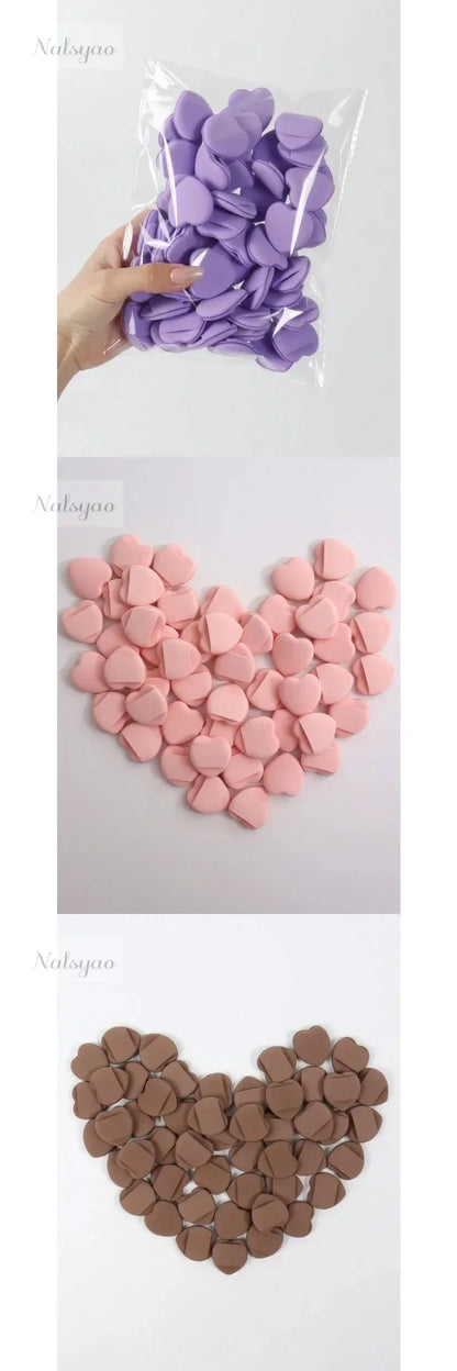 20 pcs Finger Air Cushion Sponge Powder Puff Set Makeup Foundation Concealer Blending Puff Wholesale