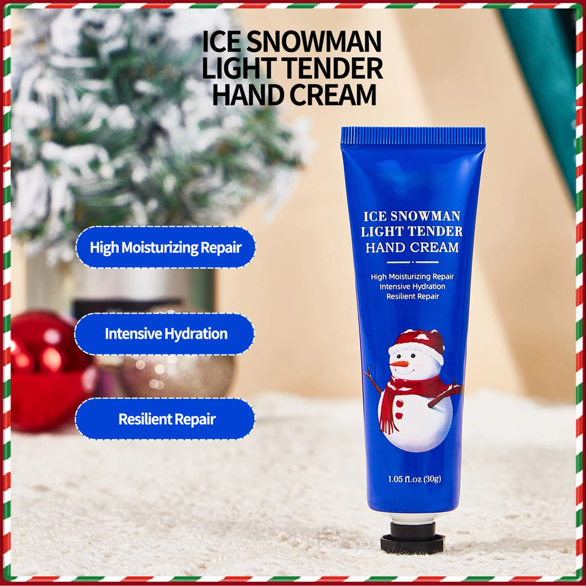 Christmas Hand Cream Set Moisturizing Hydrating Kit Plant Fragrance Nourishing Repair Anti Dry Cracked Hands Skin Care for Women Girls Holiday Xmas Winter Beauty Travel Size Mini Stocking Stuffers Christmas Gift Box
