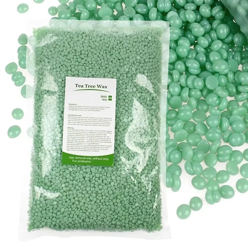 200g/500g/1000g Brazilian Hard Wax Beans kit, Professional Hair Removal for Legs Face Body, Salon & Home Use Depilatory Wax