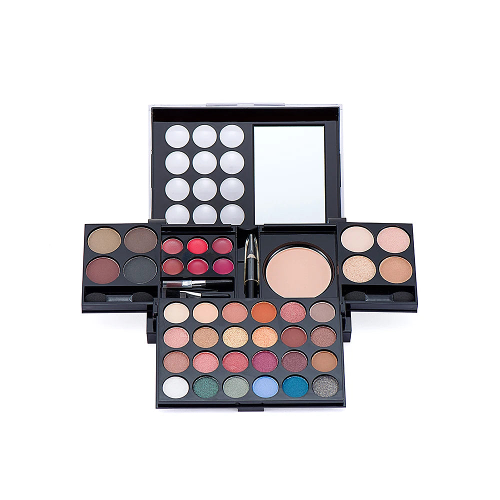 Professional Makeup Kit for Women Full Kit with Mirror, Multi-Functional Makeup Box, Eyeshadow, Blush, Lipstick All in One, Fits The Makeup Well Without Smudging Or Fading, Gifts for Wedding Season And Halloween
