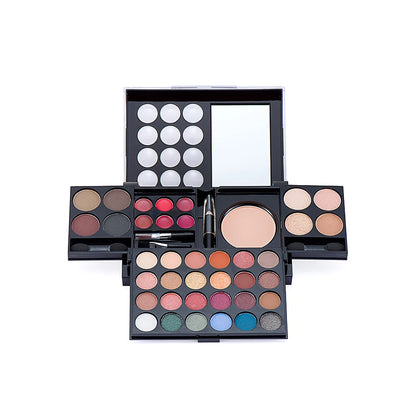 Professional Makeup Kit for Women Full Kit with Mirror, Multi-Functional Makeup Box, Eyeshadow, Blush, Lipstick All in One, Fits The Makeup Well Without Smudging Or Fading, Gifts for Wedding Season And Halloween