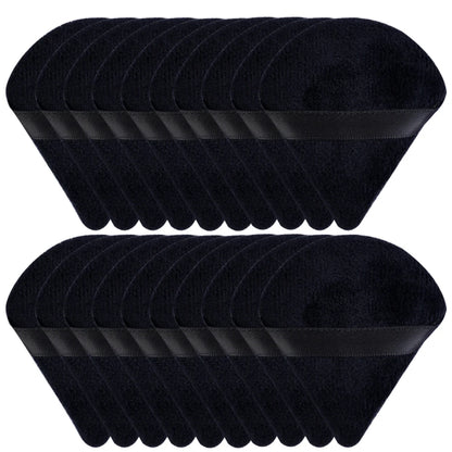 10/20Pcs Triangle Velvet Powder Puff Heart Shaped Makeup Sponges Blender Foundation Cosmetic Facial Sponges Make Up Accessories