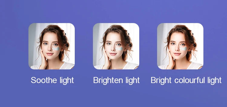 TJMIR UV Smart Sunscreen Makeup Mirror Sunscreen Detection Mirror UV Mirror Sunscreen Testing Portable LED Light Makeup Mirror