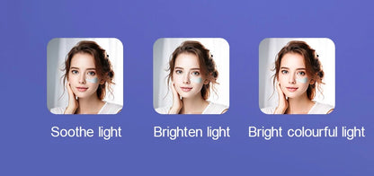 TJMIR UV Smart Sunscreen Makeup Mirror Sunscreen Detection Mirror UV Mirror Sunscreen Testing Portable LED Light Makeup Mirror