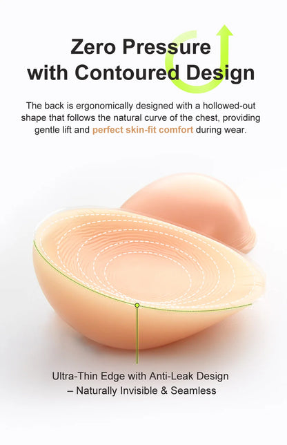 Artificial Silicone Breasts Forms Pads Fake Boobs Chest Women's Silicone Underwear Eexy Breast Padded Bra Becomes Big