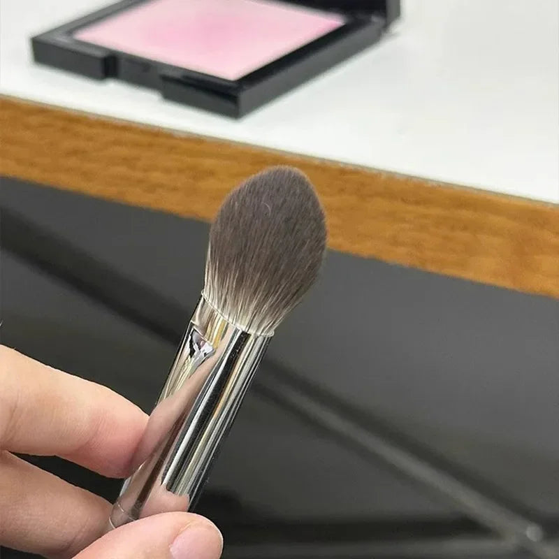 1/2Pcs Mini Peach Heart Blush Brush Small Flat Precise Face Brush Multi Use For Powder Cream Liquid Blush Beauty Makeup Tools