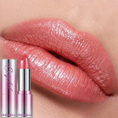 14Color Metallic Violet Lipstick Polarizing Pigment Diamond Glitter Lipgloss Waterproof Lasting Gold Pearl Shine Sexy Lip Makeup