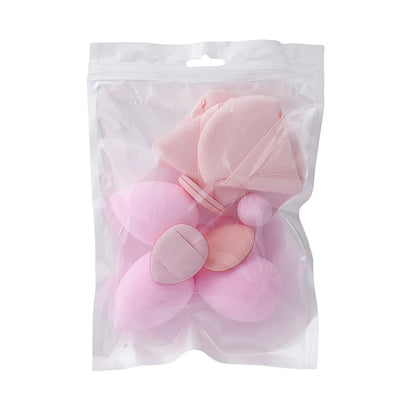12pcs Makeup Accessories All-Purpose Makeup Sponge Set 4Types Beauty Tools Cosmetic Puff Dry Wet Dual Use Powder Puff