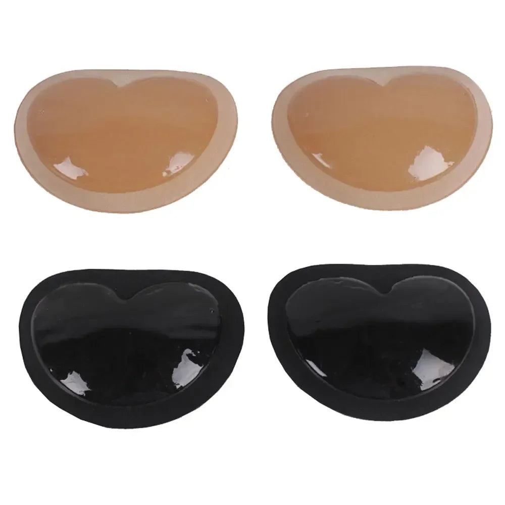 Chest Push Up Sticky Bra Thicker Sponge Bra Pads Breast Lift Up Enhancer Silicone Removeable Inserts Swimsuit Invisible Bra