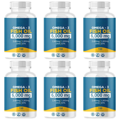 Omega 3 Fish Oil Softgels High Potency EPA DHA Daily Supplement for Adults Supports Joint Immune Health 150 Softgels Non GMO