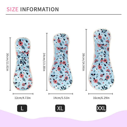 AIO Breathable Cloth Pads Soft Washable Feminine Panty Liners Sanitary Pads Napkin Daily Reusable Menstrual Hygiene Pads 2PCS