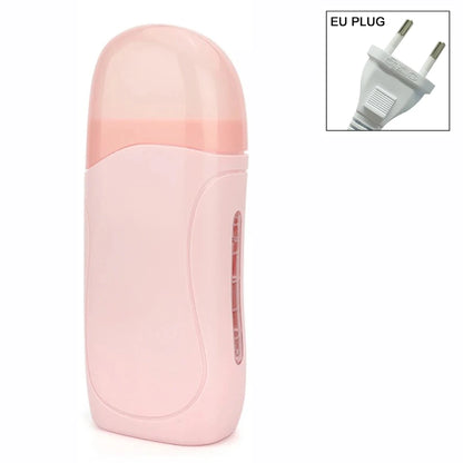 Women Home Hair Removal Kit Roll on Wax Warmer Honey Roller Wax Cartridge 100Pcs Depilatory Wax Strips Body Leg Arm Waxing Set