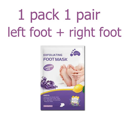 Foot Peel Mask 10 Pack Exfoliator Lavender Natural Peel Off Calluses Dead Skin Callus Remover Moisturizing Smooth For Men Women
