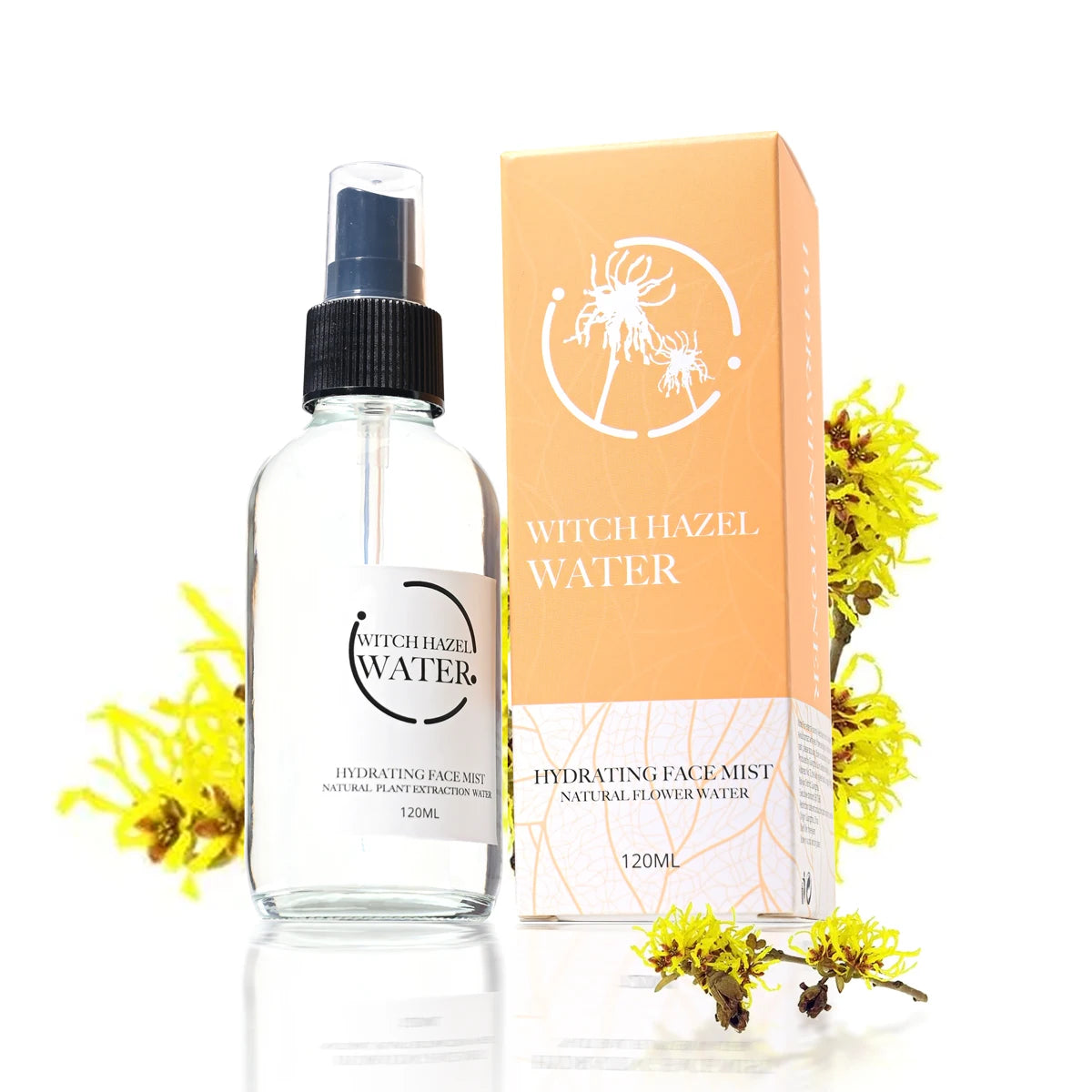 Golden Willow Facial Moisturizing and Brightening Pore-Tightening Toner, 120ml Plant Extract Essence Pre-Makeup Hydrating Toner, Refreshing Texture, Non-Sticky and Easy to Absorb