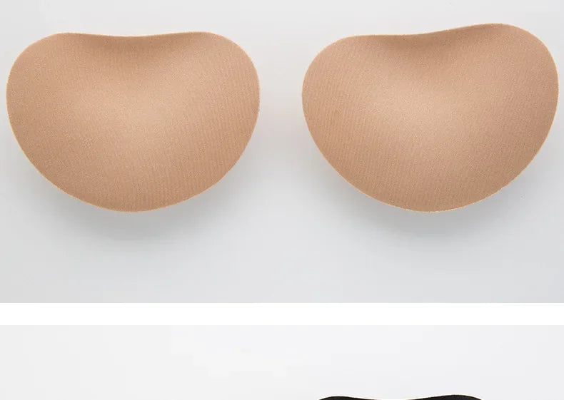 Chest Push Up Sticky Bra Thicker Sponge Bra Pads Breast Lift Up Enhancer Silicone Removeable Inserts Swimsuit Invisible Bra