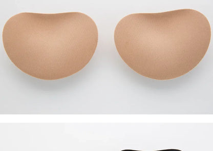 Chest Push Up Sticky Bra Thicker Sponge Bra Pads Breast Lift Up Enhancer Silicone Removeable Inserts Swimsuit Invisible Bra