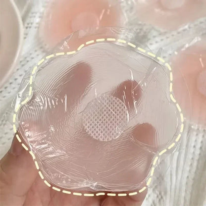 2/6/12PCS Invisible Self Adhesive Chest Paste Reusable Sticker Breast Petal Bra Pad Silicone Petal Nipple Cover