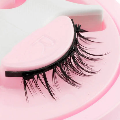 Reusable Magnetic Eyelashes 1 Pair Natural Curly Fluffy Magnetic False Eyelashes No Glue Needed Lashes Makeup with Tweezer Set