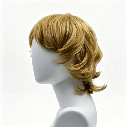 Short Bob Wig 10 Inch 1B Natural Black Heat Resistant Synthetic Wig For Women With Bangs