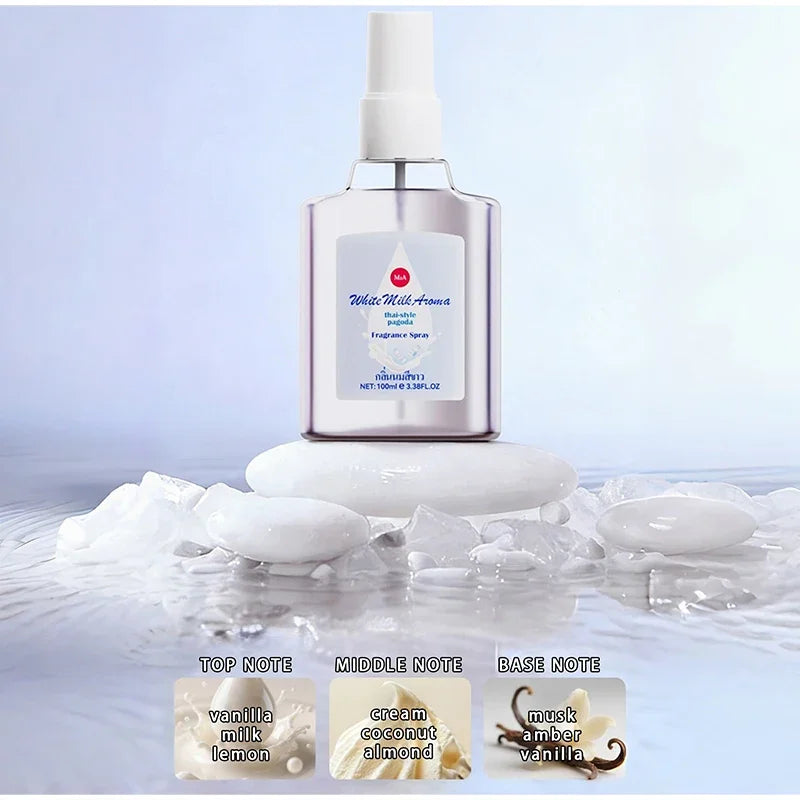 Vanilla Fruity Fresh EDT Unisex Body Clothing Fabric Perfume Spray Refreshing Aroma Versatile Scent Daily Use Fragrance Mist