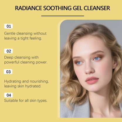Kojic Acid & Niacinamide Face Wash Brightening Facial Cleanser for Dark Spots & Glowing Skin Evens Skin Tone Acne Scar Care