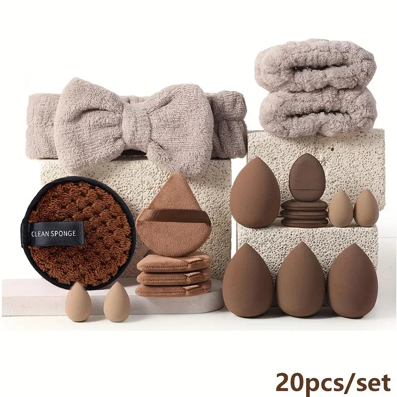 14Pcs Makeup Sponge Cosmetic Blender Beauty Egg Foundation Sponges Puff  Powder Puffs Make Up Accessories Women Makeup Tools