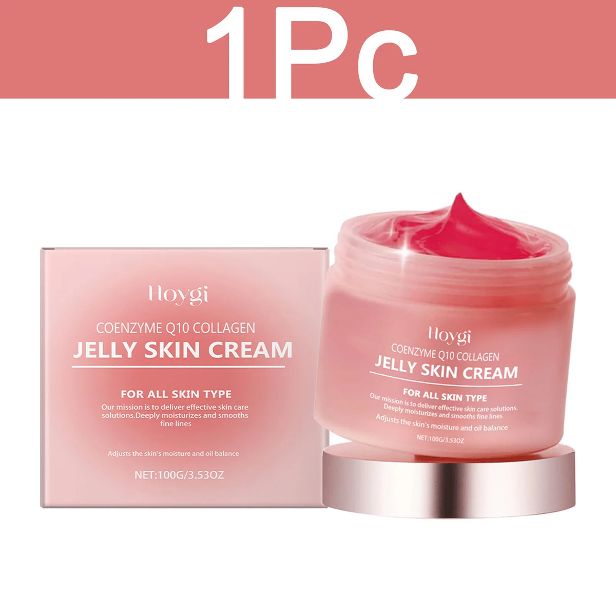 HOYGI Collagen Jelly Face Cream Nourishing Tightening Shrinks Pores Smooth Fine Lines Increase Skin Elasticity Korean Skin Care