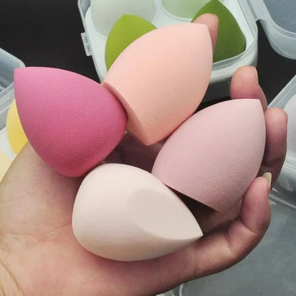 4/12Pcs Beauty Egg Makeup Blender Cosmetic Puff Makeup Sponge Cushion Foundation Powder Sponge Beauty Tool Women Make Up