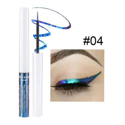 Chameleon Liquid Eyeshadow Pearl Monochrome Metal Lipgloss Shimmer Pigment Glitter Eyeshadow Lipstick Shine Diamond Eye Makeup