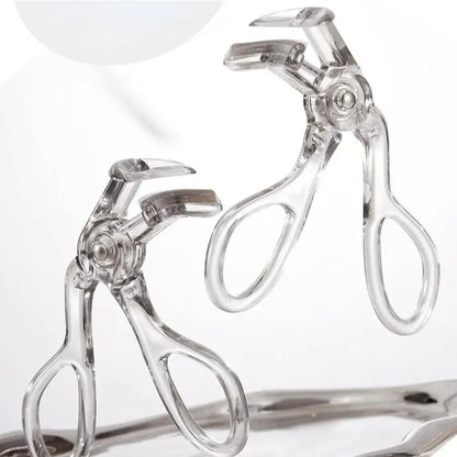 Portable Wide-Angle Eyelash Curler with Built-in Comb - for All Eye Shapes | Beginner-Friendly & Battery-Free (Travel Must-Have)