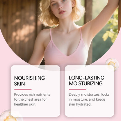 Bust Firming Cream with Retinol & Panthenol Lifting & Moisturizing Chest Treatment Improves Skin Elasticity & Hydration Night