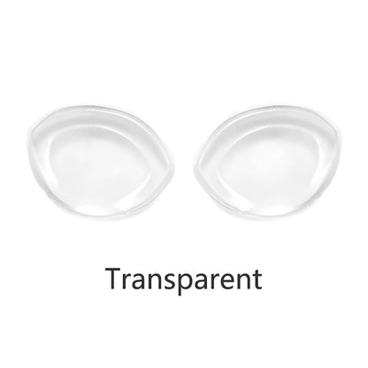 Silicone Bra Inserts Invisible Clear Lift Up Gel Breast Pads Cup Enhancer Push-Up Breast Pasties For Bras Bikinis Swimsuits