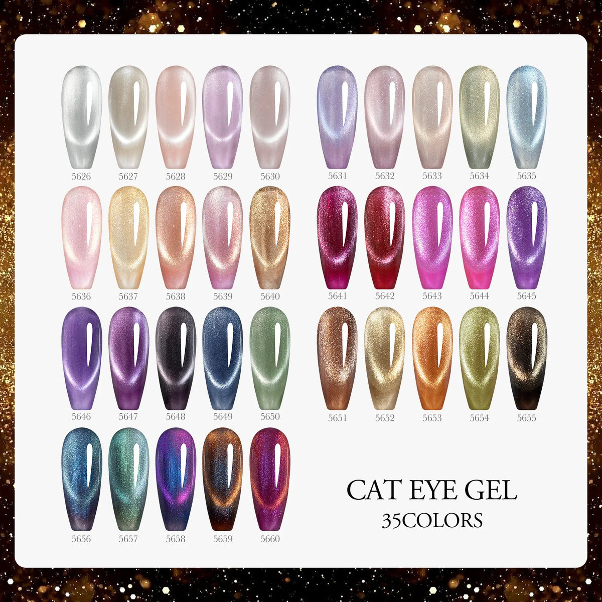 10ml Venalisa Hema Free TPO Free Gel Nail Polish Christmas New Year Soak Off Glitter Red Colors Cat Eye Magnet Nail Gel Polish