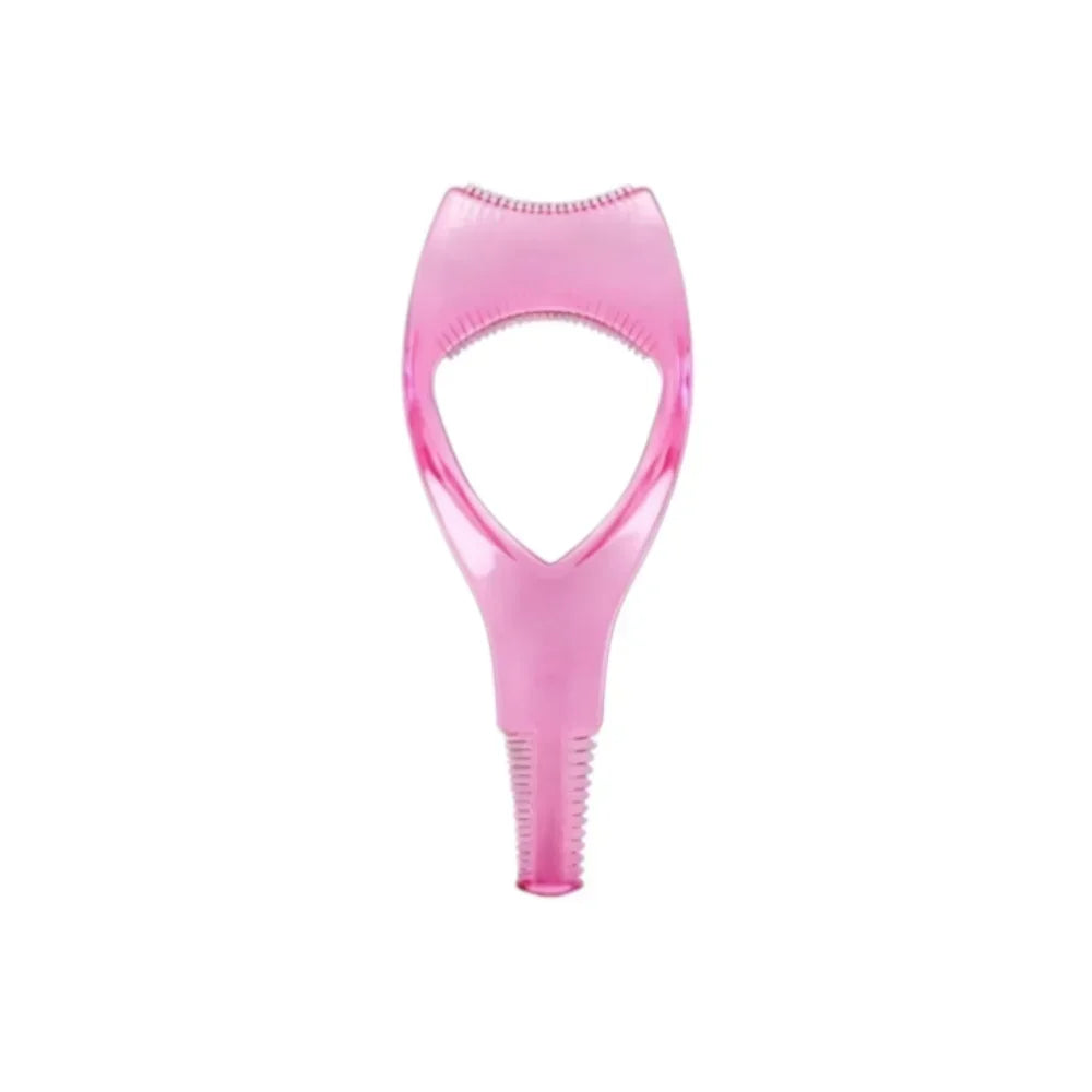 3 in 1 Portable Eyelash Makeup Tool Lash Curler Anti Smudge Mascara Shield Guard Eyeliner Holder Eye Beauty Cosmetic Accessory