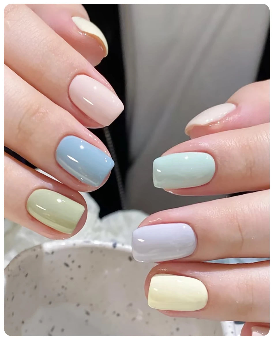 UR SUGAR 15ml Gel Nail Polish Neon Blue Red Green Pastal Nude UV/LED Soak Off No Wipe Nail Gel Polish Suitable For Summer Autumn