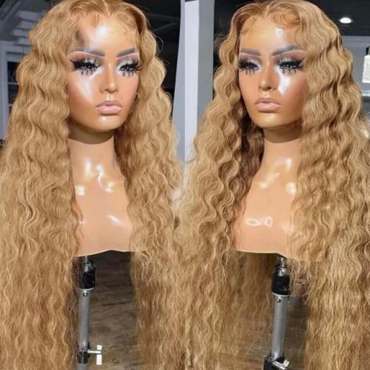27 Honey Blonde Wig Human Hair 13x6 Hd Lace Frontal Wig Deey Wave Lace Front Wig 13x4 Honey Blonde Human Hair Wigs  250 Density