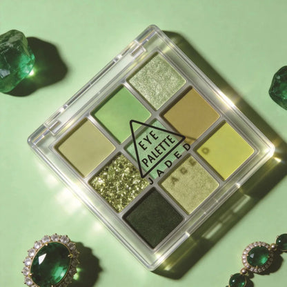 9 Colors Eyeshadow Palette Matte Mint Green Waterproof Lasting Pearlescent Shimmer Forest Eyeshadow Powder Eyes Makeup Cosmetics