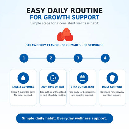 Calcium Vitamin D Gummies for Kids Adults Bone Health Support with Magnesium Zinc Vitamin C K2 Heightener Daily Supplement