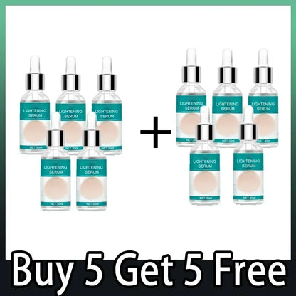 Skin Whitening Serum Private Parts Underarm Bleaching Serum Whiten Butt Knee Brighten Inner Thigh Arm Body Remove Dark Melanin