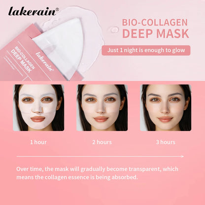 Collagen Face Mask Shrink Pores Deep Hydrating Overnight Mask Moisturizing Refreshing Brightening Face Skin Care Masks